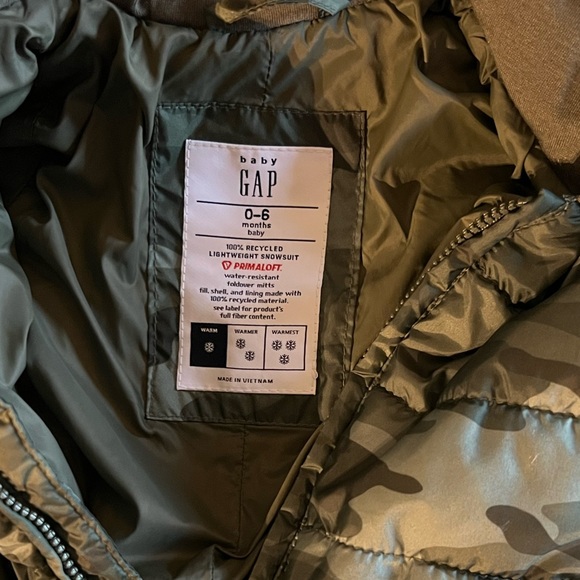 GAP One Pieces Used Baby Gap Snowsuit 6 Months Poshmark